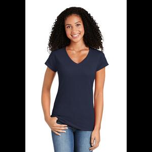 Ladies Perfect V-Neck T-Shirt S04V | 4.5 oz. Ring Spun Cotton Thumbnail